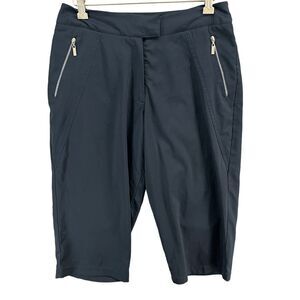 Tail Bermuda Shorts Womens 4 Dark Blue Golf Pockets Stretch Mid Rise Athletic